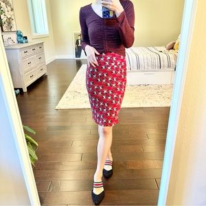 NWT LuLaRoe Floral Skirt